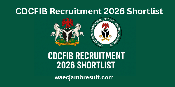 CDCFIB Recruitment 2026 Shortlist