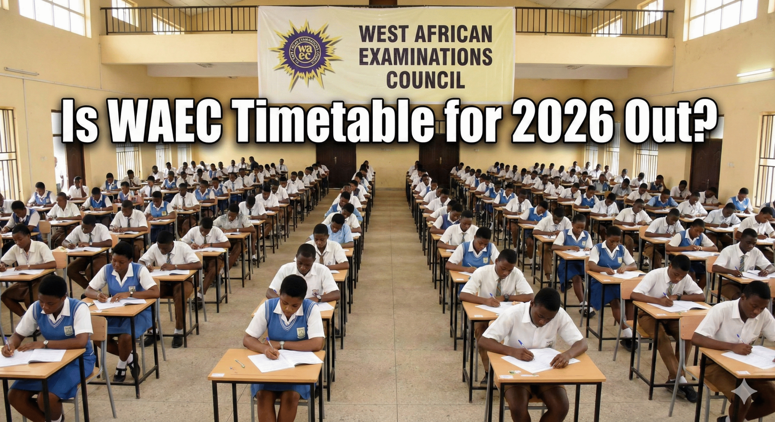 Is WAEC Timetable for 2026 Out?