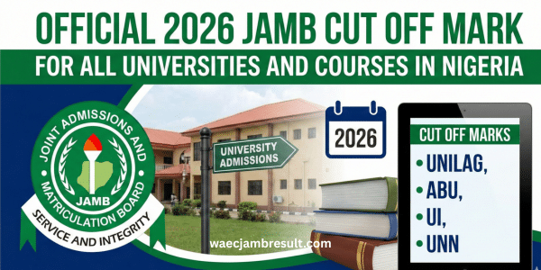 2026 JAMB cut off mark for all universities in Nigeria